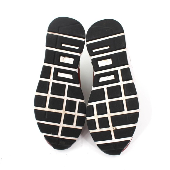 Gucci Miro Soft Rosso GG Red White Leather Low Top Sneakers 39 Logo Running Shoe - Picture 7 of 8